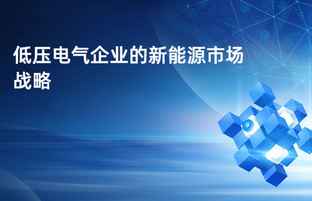 低压电气企业的新能源市场战略
